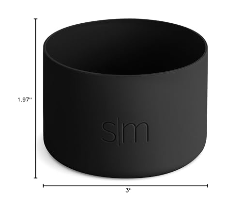 Simple Modern Boot for 40 oz Tumbler with Handle | Anti-Slip Bottom Bumper Silicone Sleeve | Fits 40oz Travel Tumbler | Trek Collection | Midnight Black