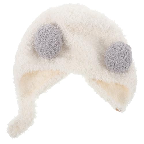 FRCOLOR Winter Beanie Hat Stylish Knit Cap with Ear Flaps for Newborns and Warm and Design for Boys and Cold