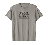 Team List | stolze Familie - Nachname Geschenk T-Shirt ...