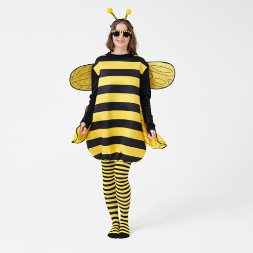 Max Fun Halloween Bee Costume For Adults Bumble Bee Dress Up Cosplay Accessories For Women thumb #7