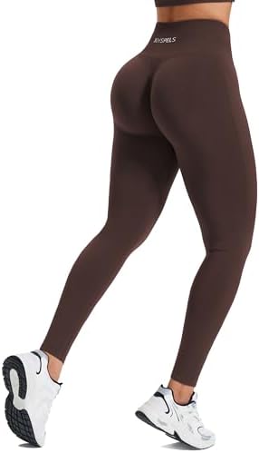 JOYSPELS Damen Scrunch Sport Leggings Seamless Sporthose Gym Leggins Push Up Yogahose