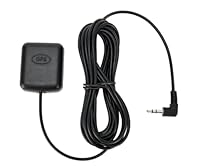 Auto Aktive GPS Antenne 3 Meter | GPS Antenne mit 3,5mm RG174 Anschluss und Magnetfuß für Autoradio GPS Navigationssystem | 28 dB