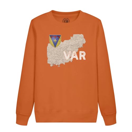 Sweatshirt enfant Var 83 Toulon avec carte ancienne rare de la PACA