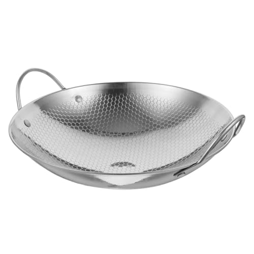 Wok de acero inoxidable MAGICLULU con doble asa miniatura 1