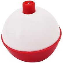 Eagle Claw 07120-002 Snap-on Round Float, 1-Inch, Red/White