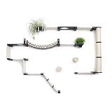 Catastrophic Creations Juggernaut Cat Condo – Cat Tower for Indoor Cats w/4 Cat Hammocks, Cat Scratc