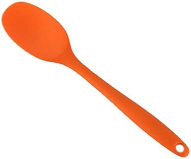 GAMIRA Spoon Cake Butter Spatula Silicone SpoonMixing Spoon Long-HandledCooking Utensils Tableware Kitchen Soup Spoons Mixer Cooking Tools (Color