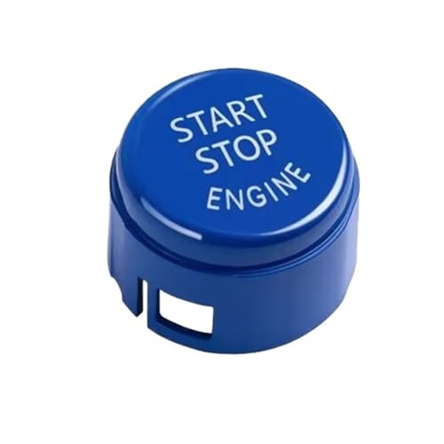 Bouton de démarrage moteur BMW F10 F01 bleu résistant aux rayures de l'ongle