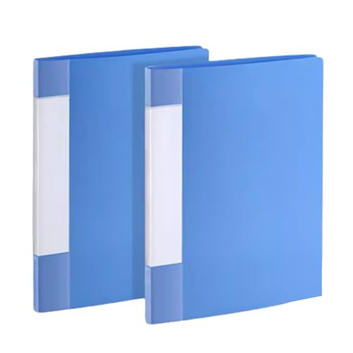 Keulen A4 Sichtbuch Ordner, Blau, 2 Stück