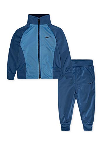 Nike Boy`s Futura Tricot Jacket and Pants 2 Piece Set (Mountain Blue(86E132-C53)/Blue, 12 Months)