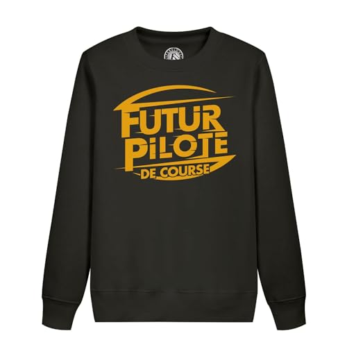 Sweatshirt enfant futur pilote de course en coton pour sport automobile