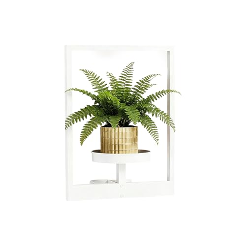 Étagère de jardin verticale blanche en fer support pot de fleur - 7