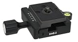 Combo: Boss Adapter Plus DBA-02 Desmond 60mm QR Clamp w Level Arca/Bogen 3157N Compatible 3/8" w 1/4