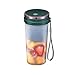 Mini batidora de vaso de 300 ml, batidora portátil con USB recargable y 6 cuchillas para smoothies