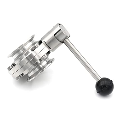 Vanne 2 Pouces Acier Inoxydable pour Circuit de Fluide et Brassage Tri-clamp - 5