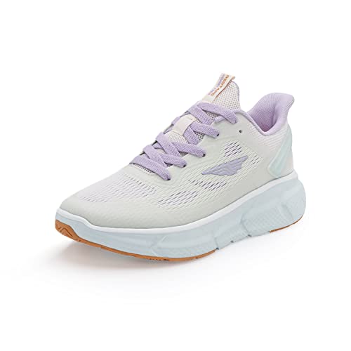 Image of Red Tape Sports Shoes for Women's- Neon Green Lace-Up, Shape Adjustable Sports Athleisure Shoes, Perfect for Walking & Running