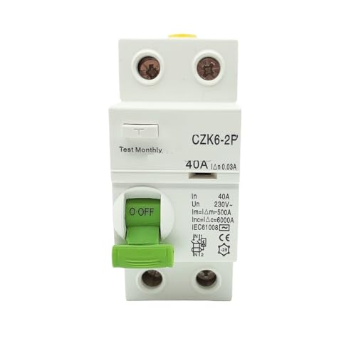 Diferencial electromagnetico 1P+N Clase B disyuntor de carril 16A 30mA Tipo EM