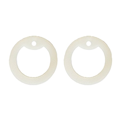 Tag-Z Military Dog Tag Silencers - 2 Pieces - 42 Silencer Colors to Choose from! - Clear