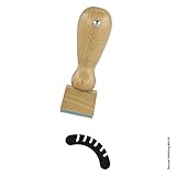 Holzstempel Bratwurst für Bonuskarten/Treuekarten/Pass Pässe passend für Bereiche wie Gastronomie, Restaurant, Weinhandel, Getränkehandel, Freizeit, Gaststätte Bäckerei