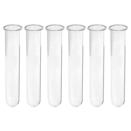 DECHOUS 6Pcs Clear Test Tubes for Plant Propagation