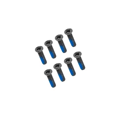 Tornillos negros para Lenovo Legion S7 16IAH7 repuesto metálico de alta resistencia