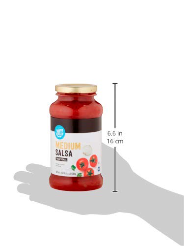Amazon Brand - Happy Belly Traditional Medium Salsa, 24 Ounce