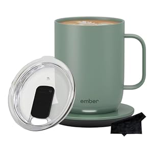 Ember Temperature Control Smart Mug 2, 14 oz, App-Enabled with Splash-Proof Lid and Signature Cloth