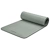 Retrospec Solana Yoga Mat 1/2" Thick w/Nylon Strap for Men & Women - Non Slip Excercise Mat for Yoga, Pilates, Stretching, Floor & Fitness Workouts