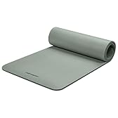 Retrospec Solana Yoga Mat 1/2" Thick w/Nylon Strap for Men & Women - Non Slip Excercise Mat for Yoga, Pilates, Stretching, Floor & Fitness Workouts