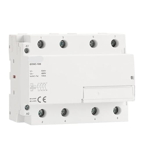 Contacteur modulaire 4 pôles 100A idéal pour tableau électrique de maison - 3