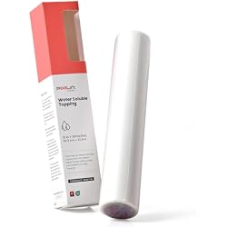 Poolin Water Soluble Stabilizer for Embroidery Topping Film, 12