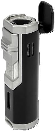 Ronson Chinook 3 turbo gas lighter black finish