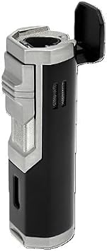Ronson Chinook 3 turbo gas lighter black finish