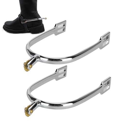 Tissting Speroni da Cavallo in Stile Inglese, speroni da Equitazione