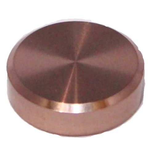 Image of RiseOm Brass Round Mirror Cap /Screws Cap Cover /Nails Decorative /Mirror Nail Decorative Cover (Pack of 10, 16mm-Rosegold (PVD))