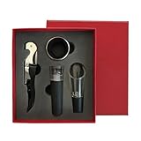 Abrebotellas de vino manual - Juego de tapones para decantador | Sacacorchos para abrir botellas de vino, para el hogar, celebraciones, restaurante y menú festivo