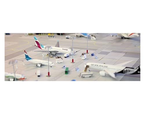 Modelo de avión A320 Neo Wizz de 47 cm con luz y ruedas para colección 3