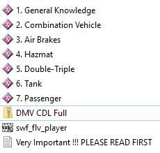 CDL Questions and Answers - A-B TESTS - CDL PERMIT ASAP - All states, DMV confirmed + all endorsements