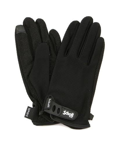 【Schott】【ショット】 SUMMER GLOVE サマー グローブ メンズ S 010 ブラック 782-5970027