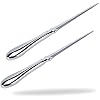Letter Opener 2 Pieces Silver Envelope Opener Knifes Metal Letter Opening Knife 9 Inches Envelope Slitter (Silver)