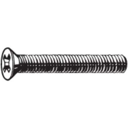 M5-0.8 x 35 mm. Flat Head Phillips Machine Screw, 100 pk.