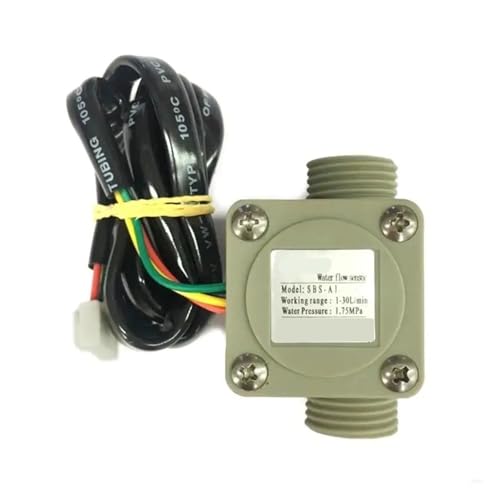 庭のホース散水メーター 1個 ポータブル 20mm 流量計 DN15 1-30L/分 水流センサー カウンタースイッチ