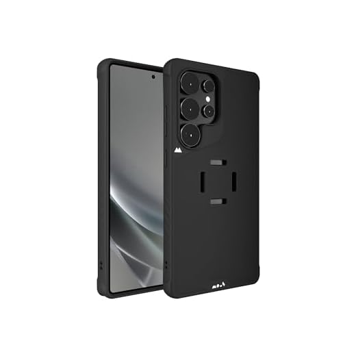 Mous Capa de telefone IntraLock para Samsung Galaxy S25 Ultra - MagSafe compatível com tecnologia IntraLock para montagem mecânica - preta