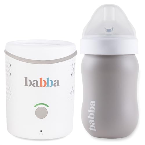 Babba Baby Bottle Cooler and Warmer - Both refrigerates and Fast Warming, Breast Milk Storage, Travel-Friendly and Portable, Smart app-Control, Perfect Temperature