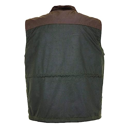 OUTBACK TRADING Men's Brant Breathable Waterproof Oilskin Outerwear Casual Western Vest3