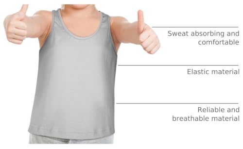 Image of Bencailor 3 Pcs Girls Dance Tank Top Racerback Crop Tank Top Sleeveless Girls Tops Vests for Children