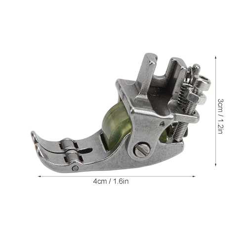 Pie prensatelas con rueda de goma para máquina industrial miniatura 2