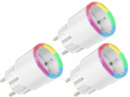 SHELLY Enchufe inteligente Wifi Plug S Gen3, Matter, blanco, 3 piezas