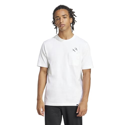 adidas Men's Lounge Slides Pocket T-Shirt2