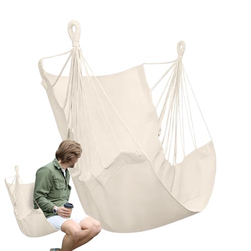 Pruojhw Hängestuhl | Hängesitz aus Seil für Gartenmöbel –...